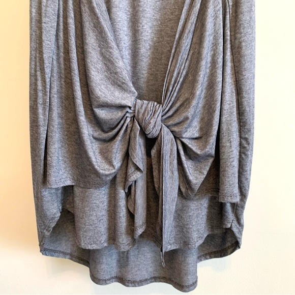 Anthropologie Dolan Left Coast Collection Mini Striped Tie Front T-Shirt Dress M - Picture 5 of 8